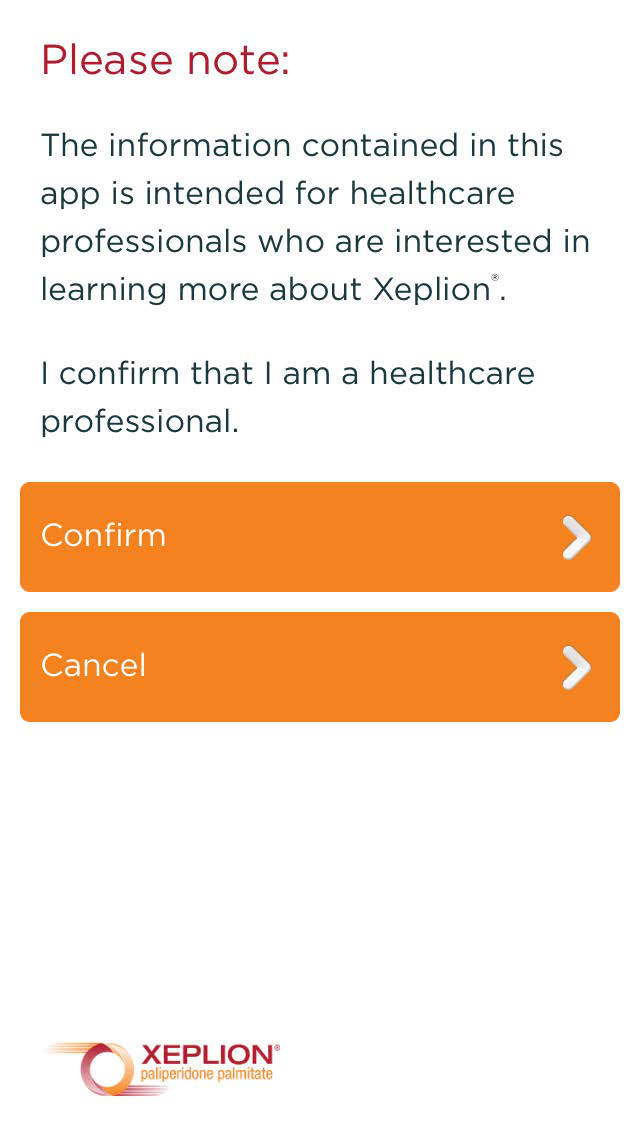 Xeplion® Treatment Guide for iPhone