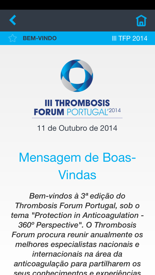 Thrombosis Forum PT for iPhone