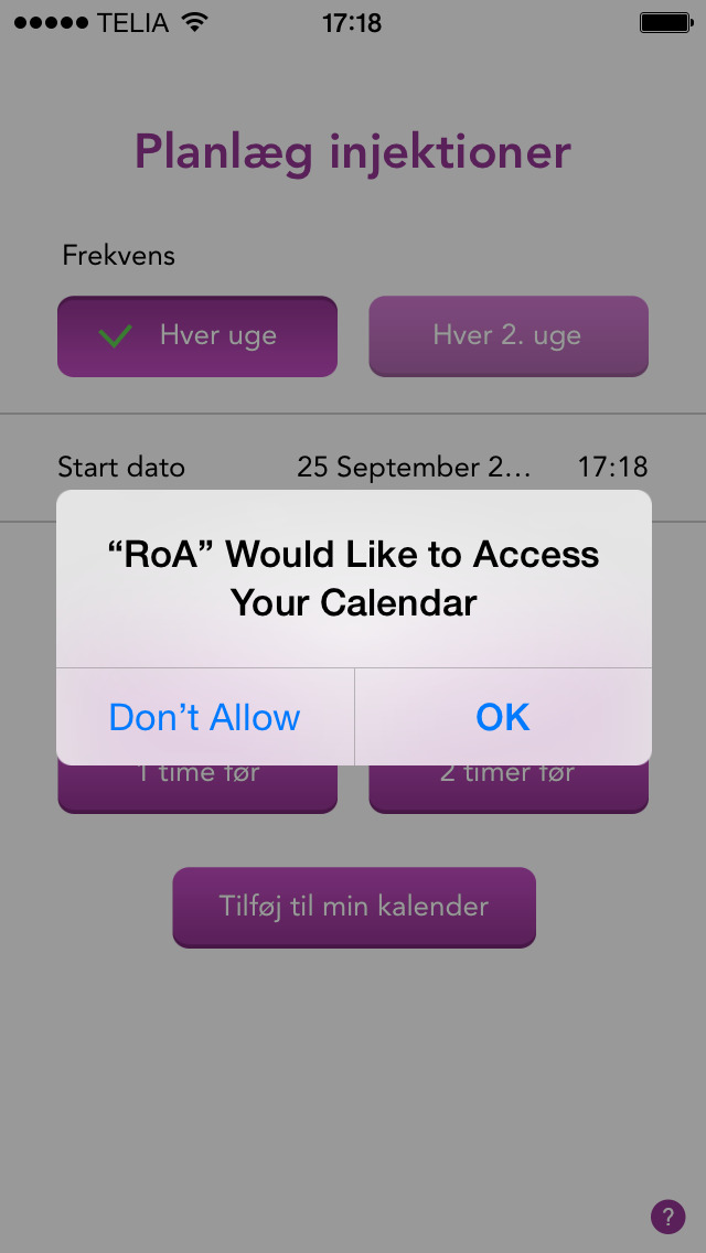 RoA for iPhone