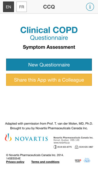 COPD Assess for iPhone