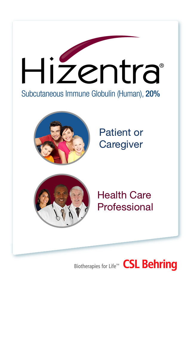 Hizentra® Canada App for iPhone