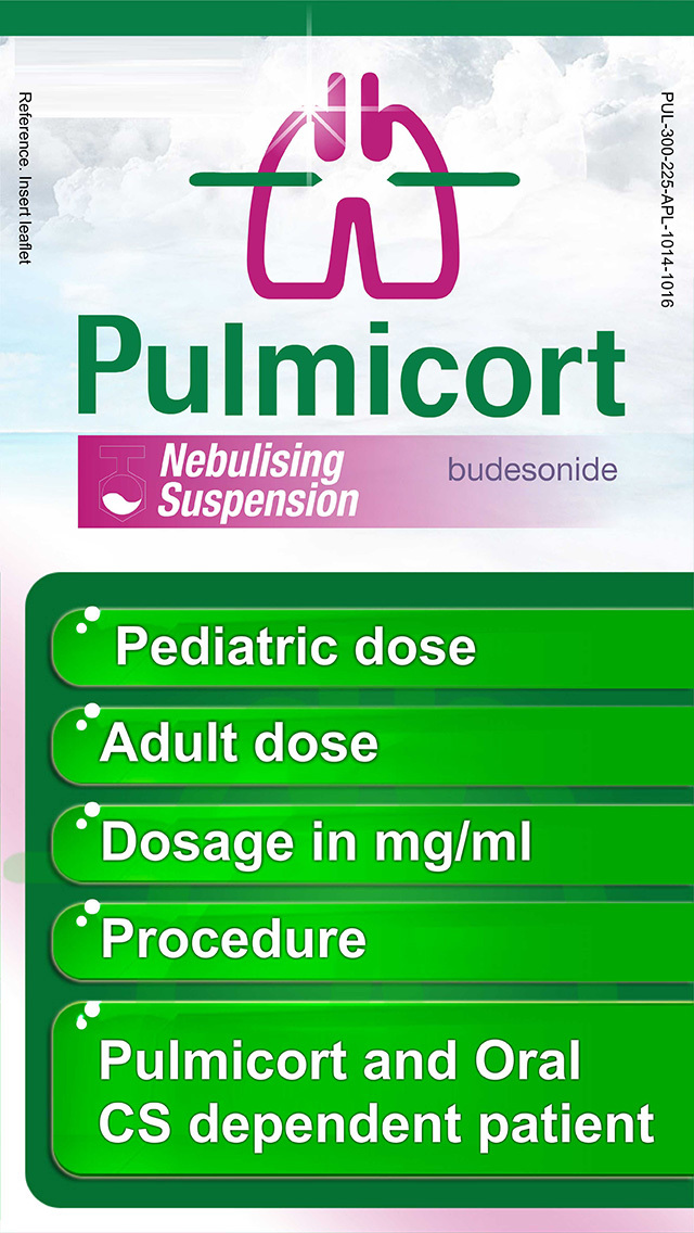 Pulmicort Respules dosages for iPhone