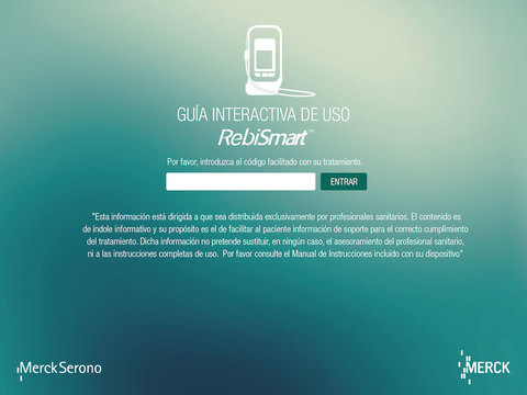Guía visual interactiva RebiSmart - Merck Serono for iPad