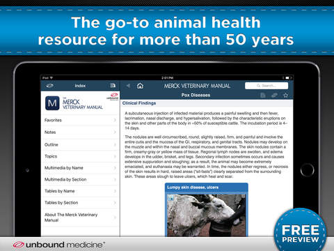 Merck Veterinary Manual for iPad