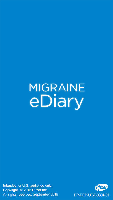 Migraine eDiary for iPhone