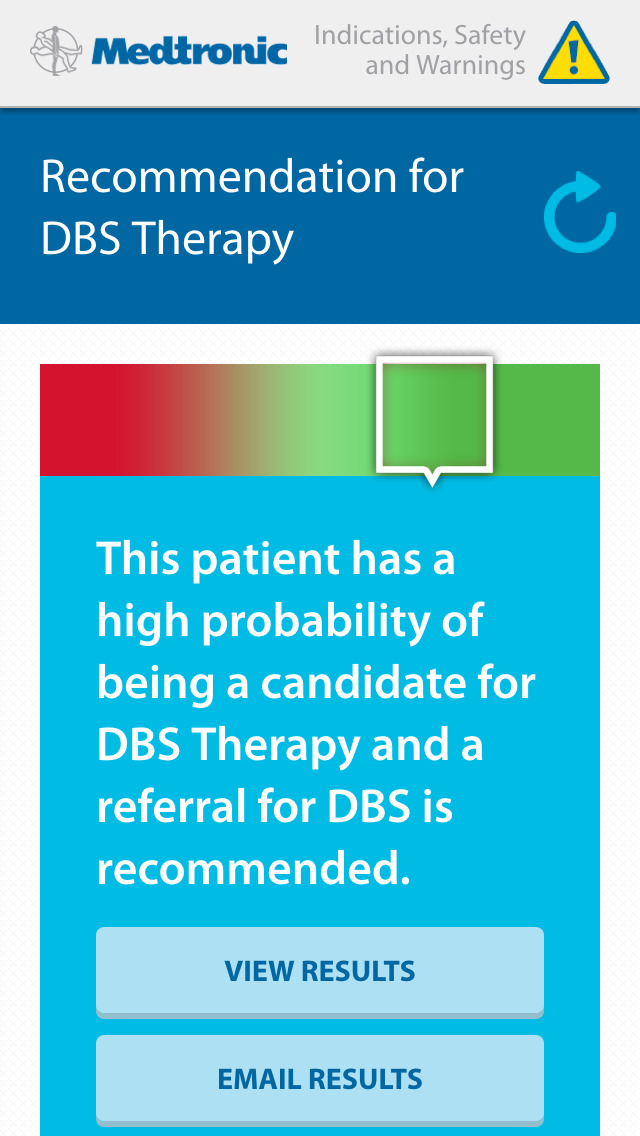 Assess DBS ET for iPhone
