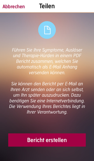 My Psoriasis Tagebuch for iPhone