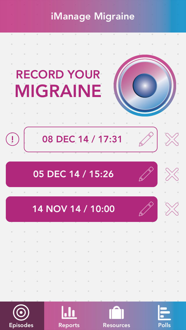 iManage Migraine for iPhone