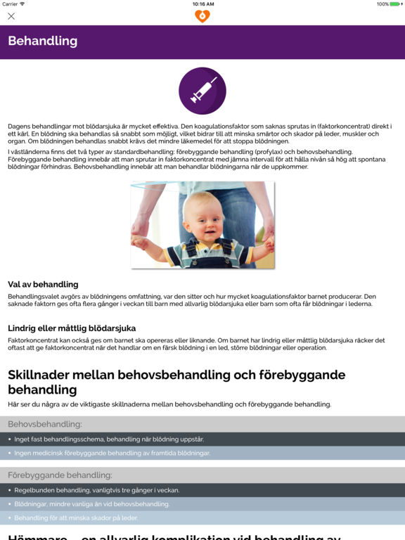 Hemofiliguide - Sweden for iPad