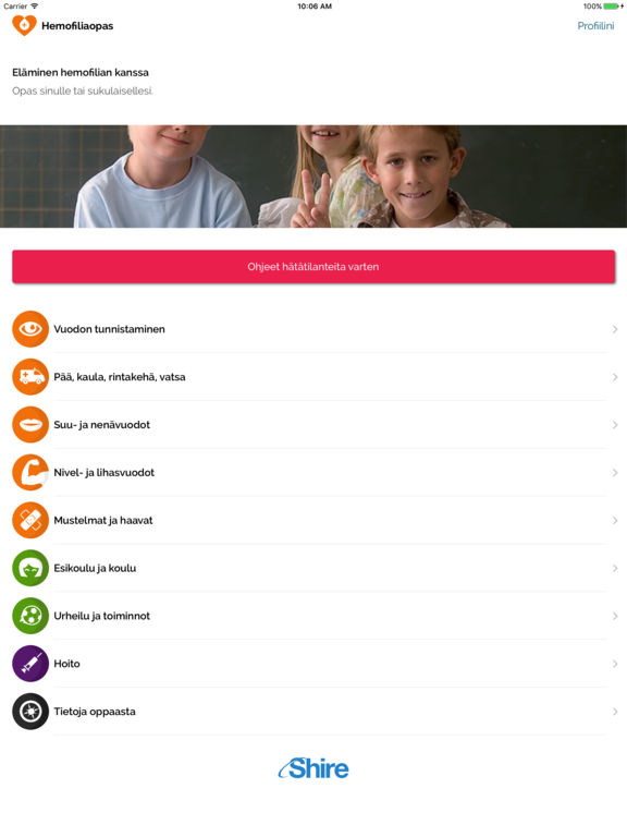 Hemofiliaopas - Finland for iPad