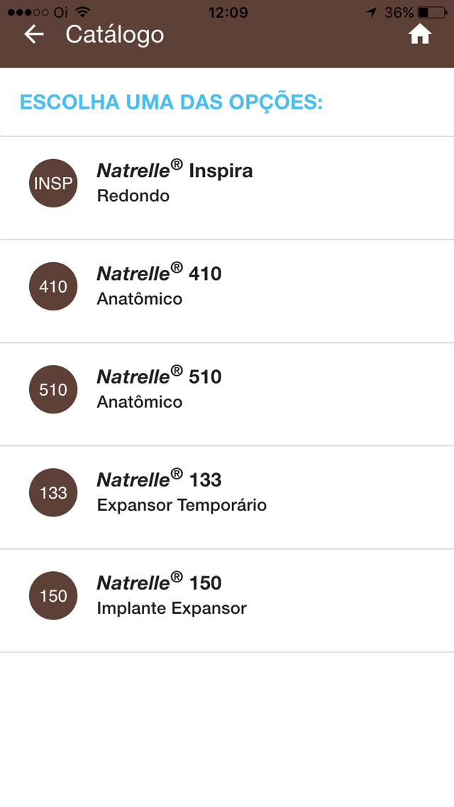 Catálogo Natrelle® Brasil for iPhone