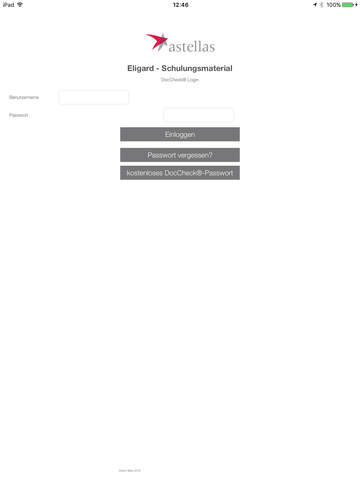 Eligard – Schulungsmaterial for iPad