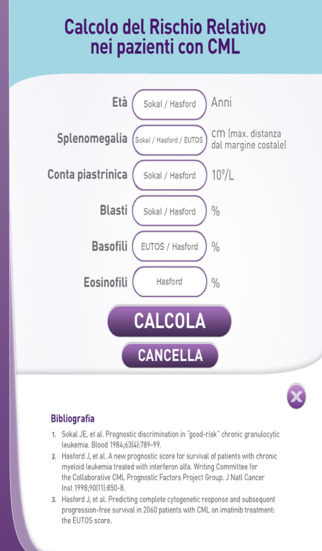 CML Risk Score for iPhone