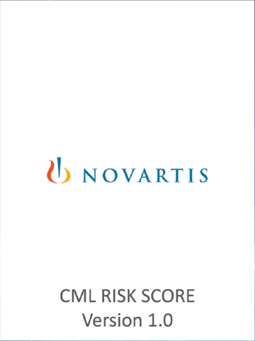 CML Risk Score for iPad