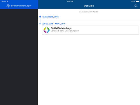 OptiMiSe Meetings for iPad