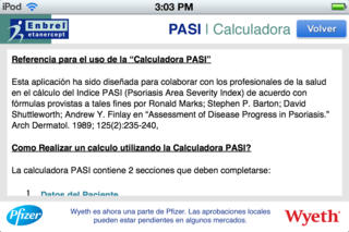 PASI for iPhone