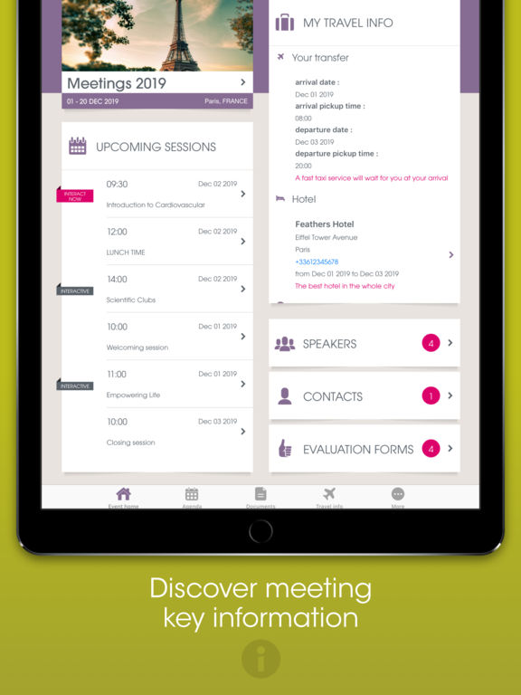 Sanofi Interactive Meetings - Egypt for iPad