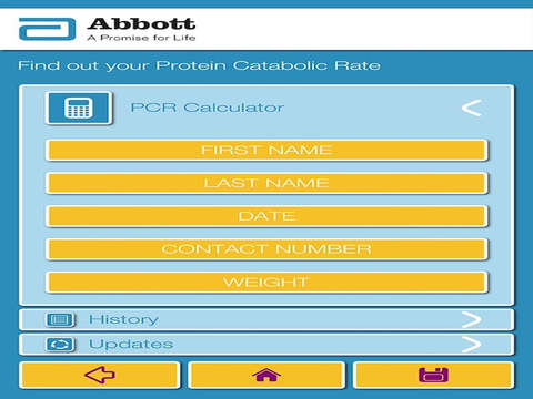 Abbott Nutrition - Nepro nPCR Calculator App for iPad