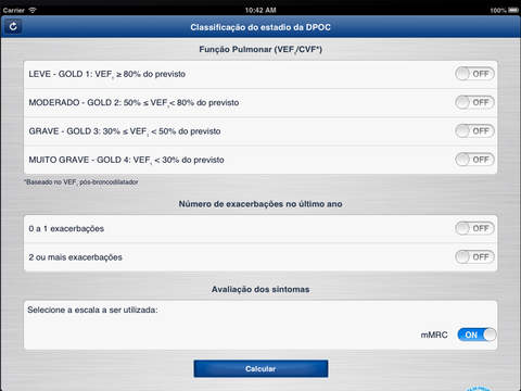 Calculadora DPOC for iPad