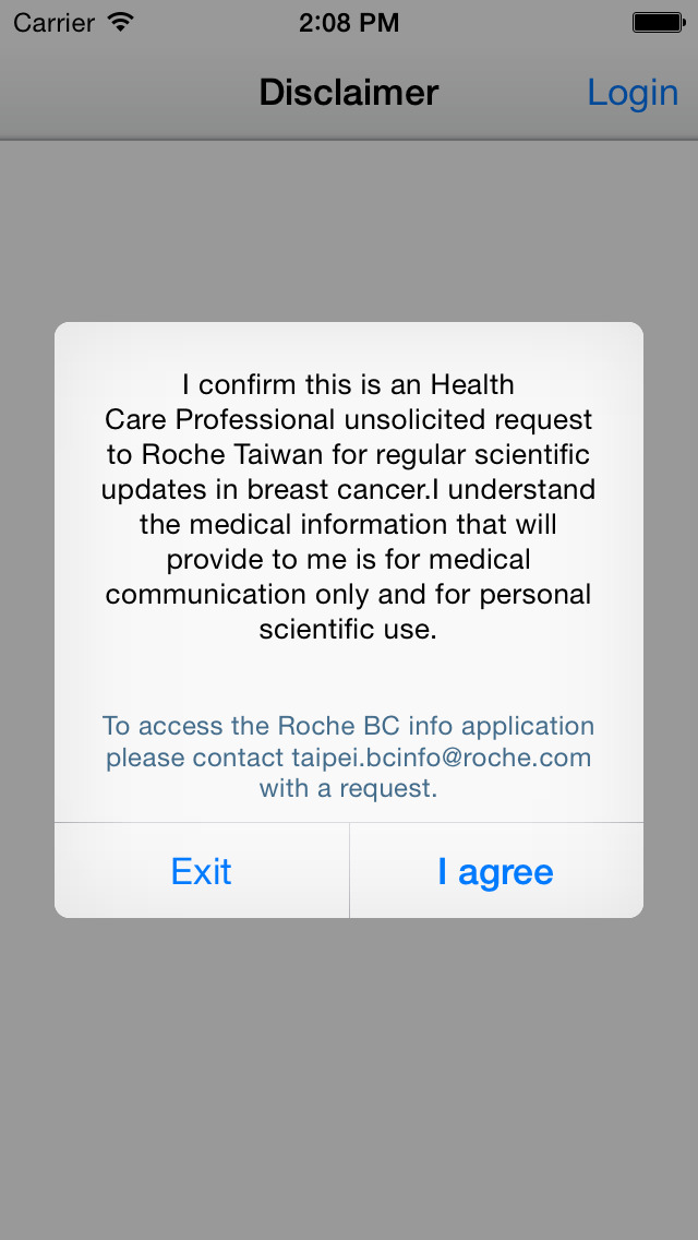 Roche BC Info for iPhone
