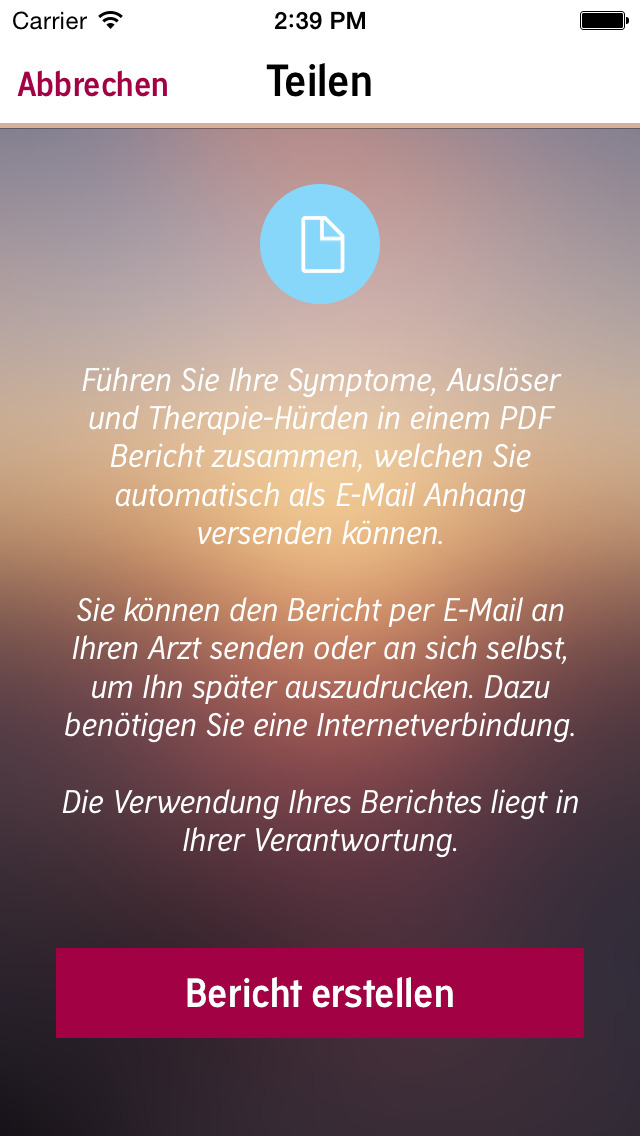 MyPso - Psoriasis Tagebuch for iPhone