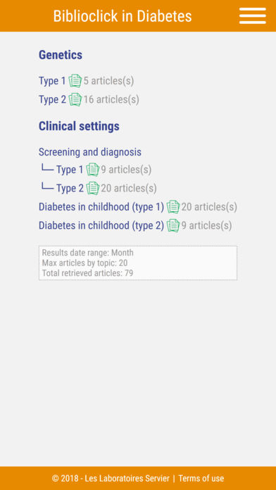 Biblioclick in Diabetes for iPhone