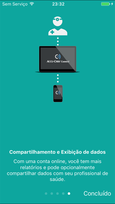 Aplicativo ACCU-CHEK® Connect for iPhone