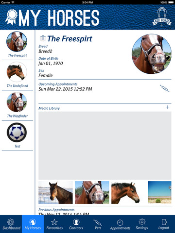 Saddle App for iPad
