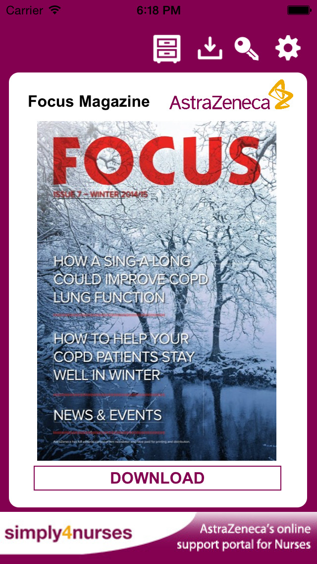 Focus Magazine for iPhone