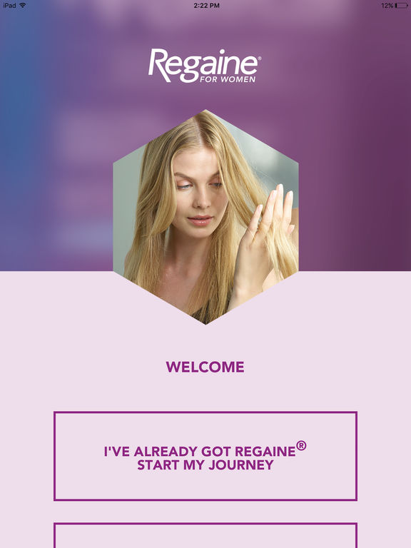 REGAINE® FOR WOMEN for iPad