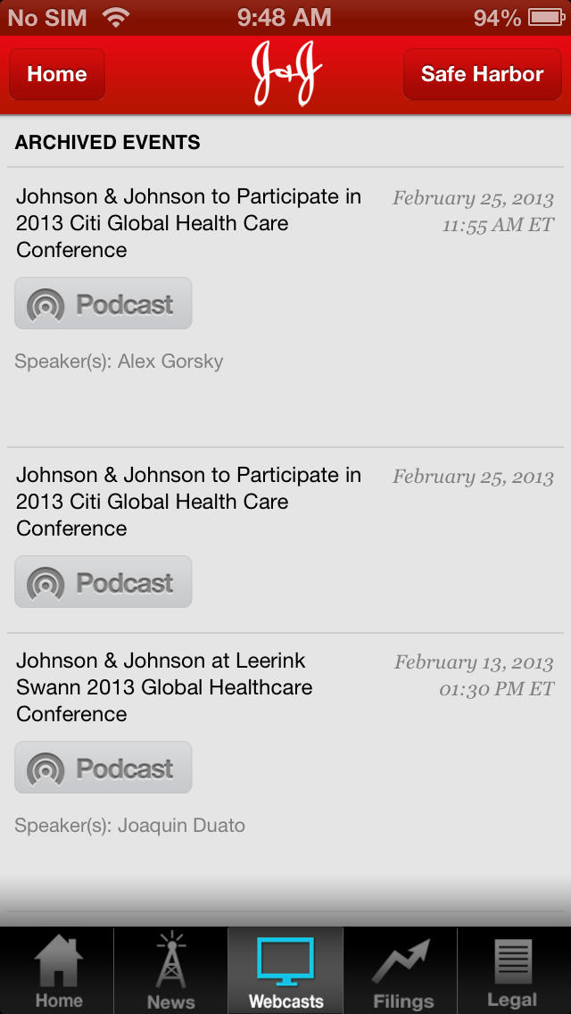 J&J Investor for iPhone