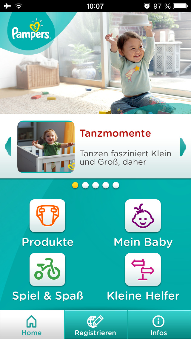 Pampers for iPhone