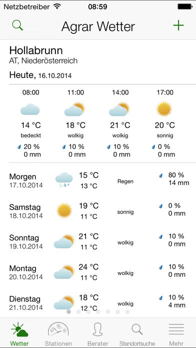 Agrar Wetter Austria for iPhone