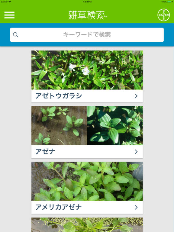 雑草検索くん for iPad