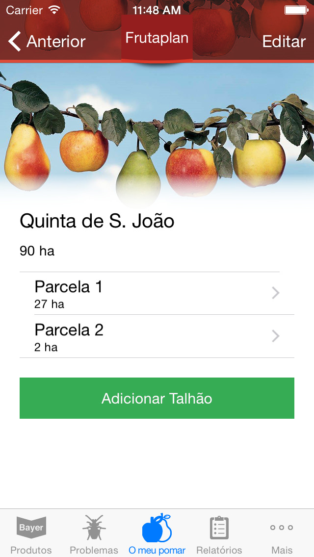 Frutaplan for iPhone
