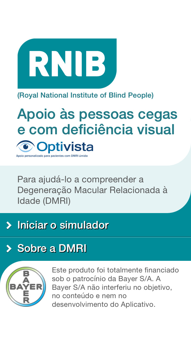 RNIB – Simulador de DMRI para iPhone for iPhone