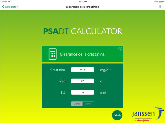 PSA DT Calculator for iPad