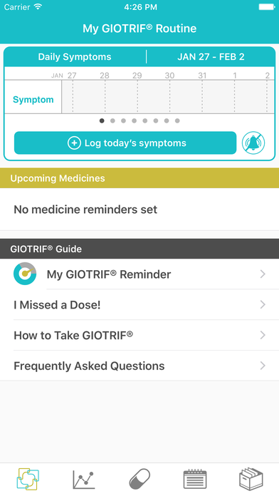 My GIOTRIF for iPhone