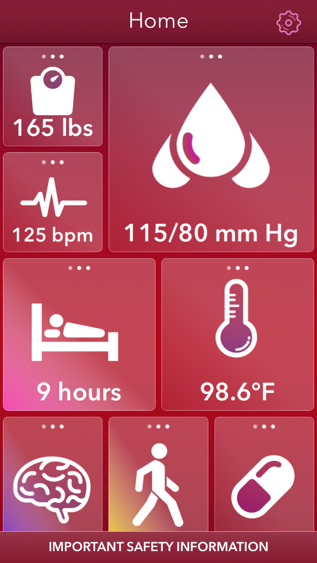 Health View App for iPhone