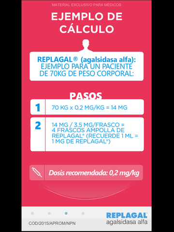 Aplicación Replagal® - Shire Argentina for iPad