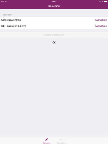 SAA Dosierung for iPad