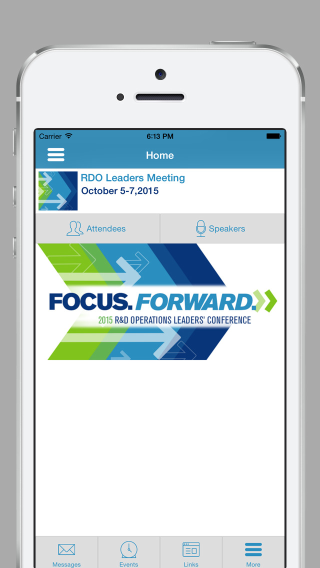 Focus Forward RDO Meeting for iPhone
