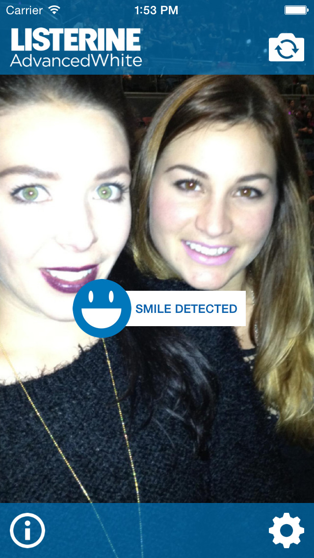 LISTERINE® Smile Detector for iPhone