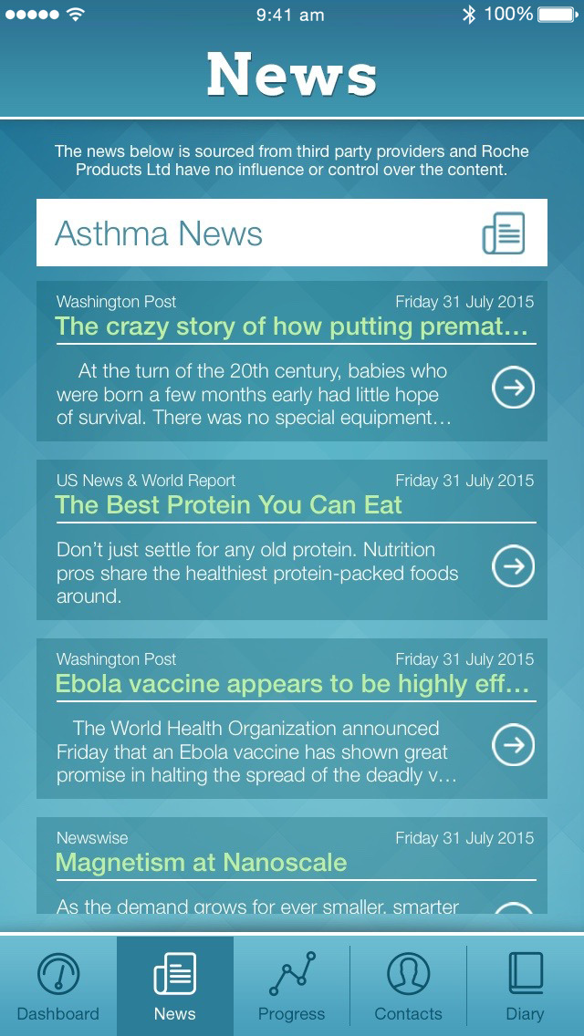 AsthmApp for iPhone