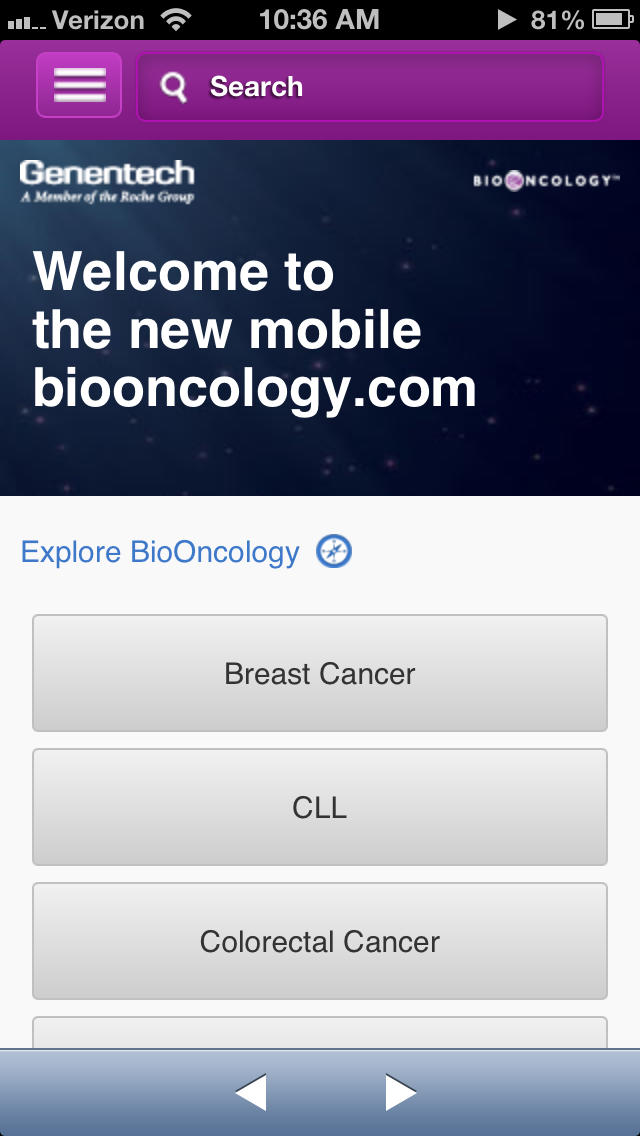 BioOncology HD for iPhone