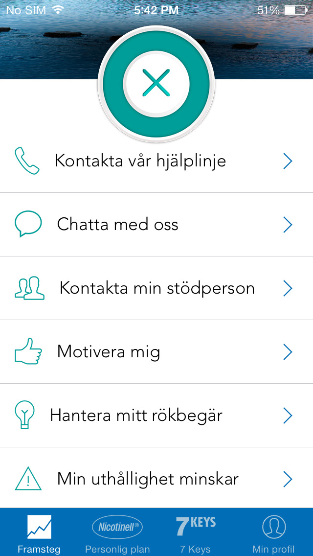 7 Keys to Quit (Sweden) for iPhone