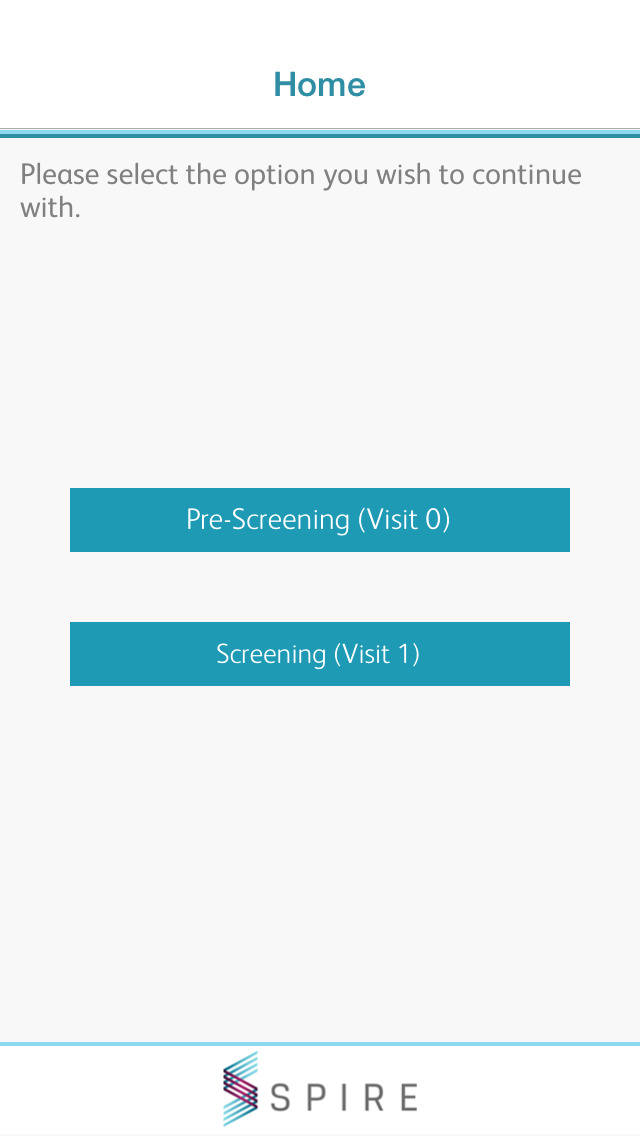 SPIRE Clinical Trial Screening Tool for iPhone