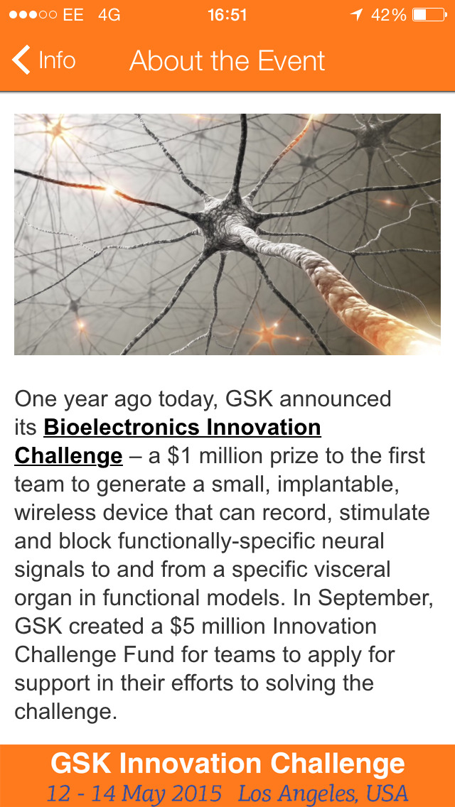 GSK Innovation Challenge for iPhone