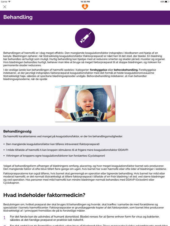 Hæmofiliguide - Denmark for iPad