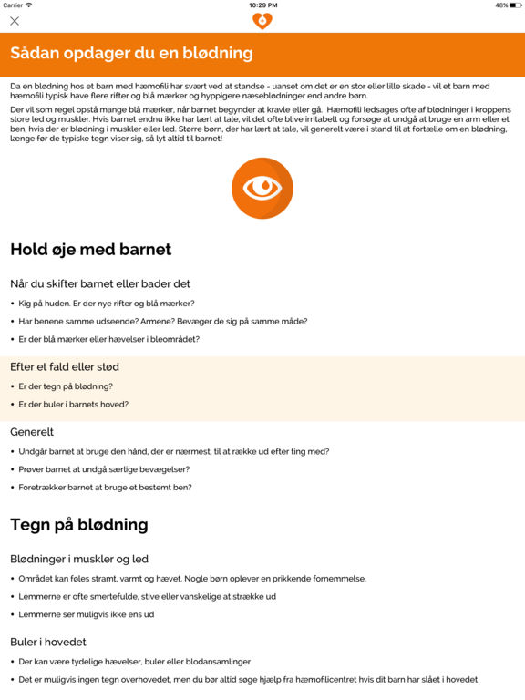Hæmofiliguide - Denmark for iPad